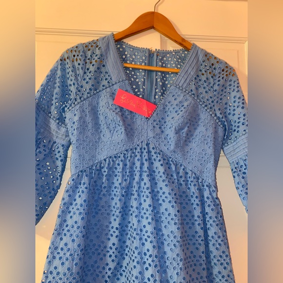 Lilly Pulitzer Lucinda Dress in Blue, perfect condition! - Picture 5 of 8